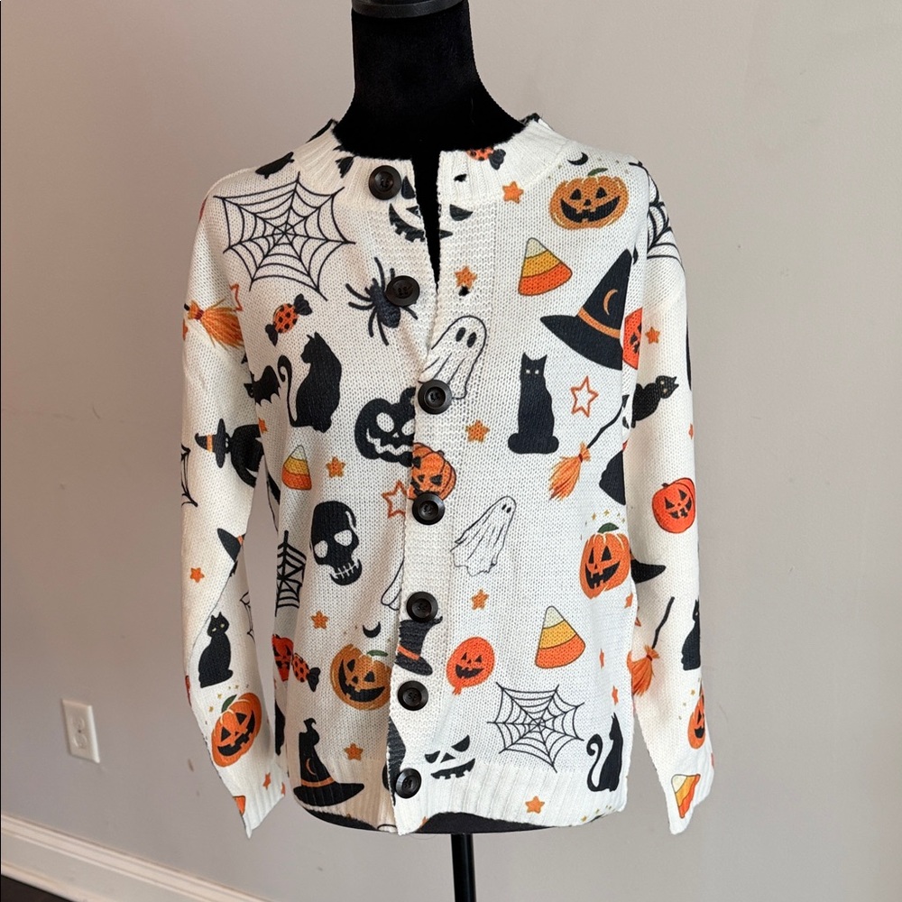 Halloween Themed Kids Costume Cardigan